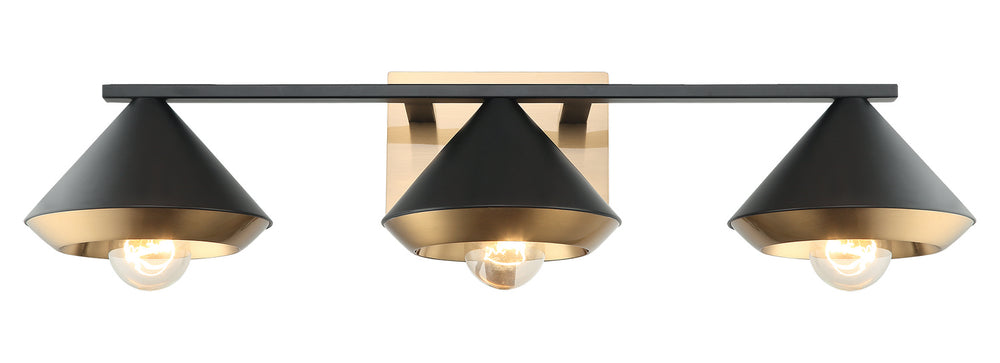 Matteo Canada - Three Light Wall Sconce - Velax - Matte Black- Union Lighting Luminaires Decor