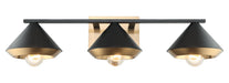 Matteo Canada - Three Light Wall Sconce - Velax - Matte Black- Union Lighting Luminaires Decor