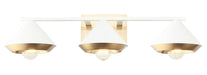 Matteo Canada - Three Light Wall Sconce - Velax - White- Union Lighting Luminaires Decor