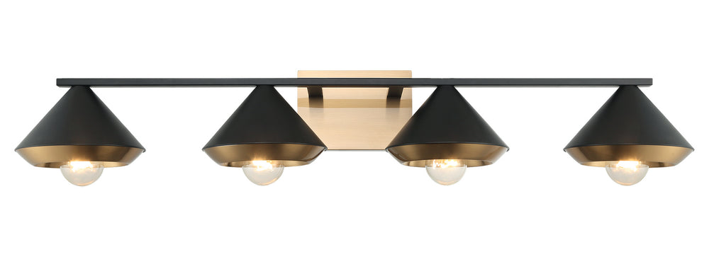 Matteo Canada - Four Light Wall Sconce - Velax - Matte Black- Union Lighting Luminaires Decor