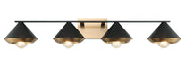 Matteo Canada - Four Light Wall Sconce - Velax - Matte Black- Union Lighting Luminaires Decor