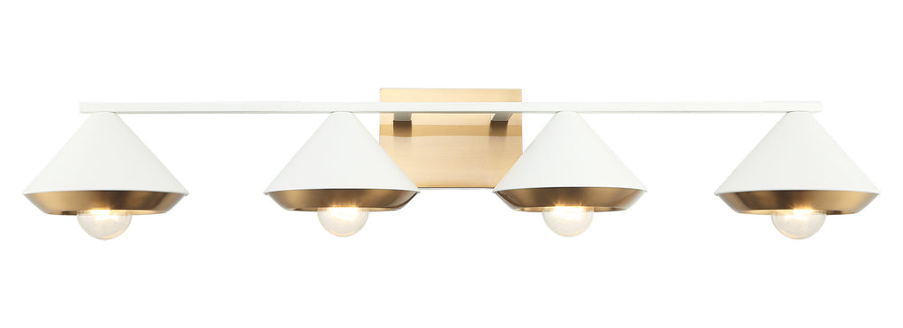 Matteo Canada - Four Light Wall Sconce - Velax - White- Union Lighting Luminaires Decor