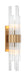 Matteo Canada - Two Light Wall Sconce - Kellan - Aged Gold Brass- Union Lighting Luminaires Decor