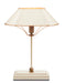 Currey and Company - One Light Table Lamp - Daphne Collection - Ivory/Antique Brass/Gold- Union Lighting Luminaires Decor