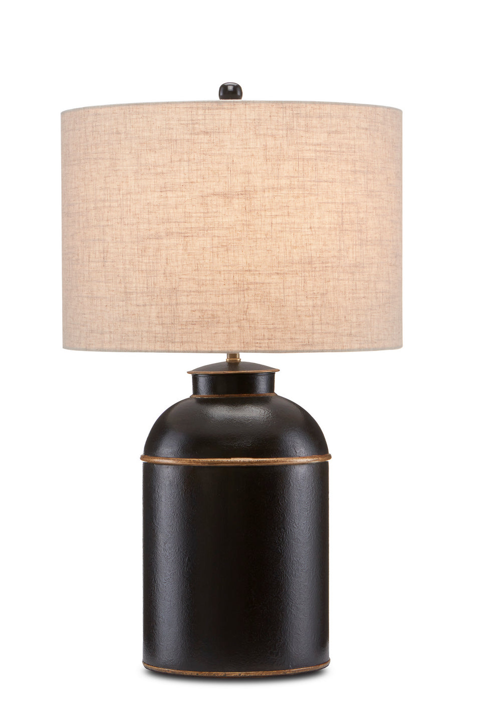 Currey and Company - One Light Table Lamp - London - Black/Gold- Union Lighting Luminaires Decor