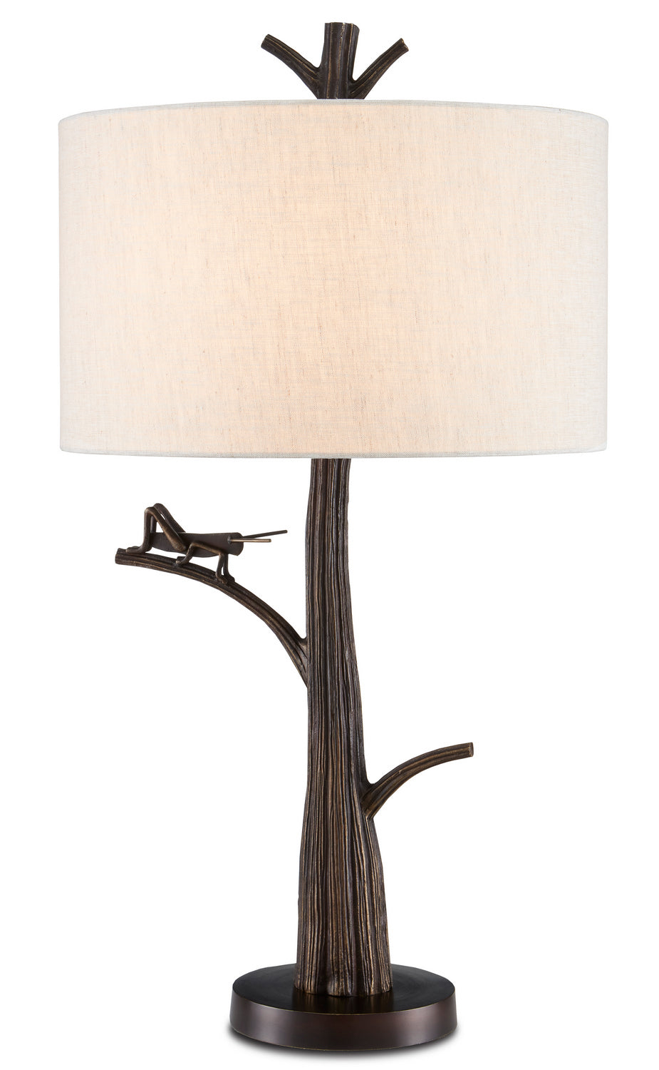 Currey and Company - One Light Table Lamp - Grasshopper Bronze Table Lamp - Bronze- Union Lighting Luminaires Decor