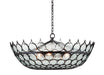 Currey and Company - Three Light Chandelier - Augustus - Clear/Bronze- Union Lighting Luminaires Decor