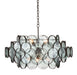 Currey and Company - Eight Light Chandelier - Galahad - Clear/Bronze- Union Lighting Luminaires Decor