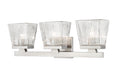 Z-Lite Canada - Three Light Vanity - Astor - Brushed Nickel- Union Lighting Luminaires Decor