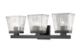 Z-Lite Canada - Three Light Vanity - Astor - Matte Black- Union Lighting Luminaires Decor