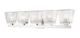 Z-Lite Canada - Five Light Vanity - Astor - Chrome- Union Lighting Luminaires Decor