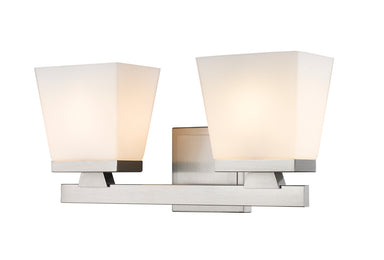 Z-Lite Canada - Two Light Vanity - Astor - Brushed Nickel- Union Lighting Luminaires Decor