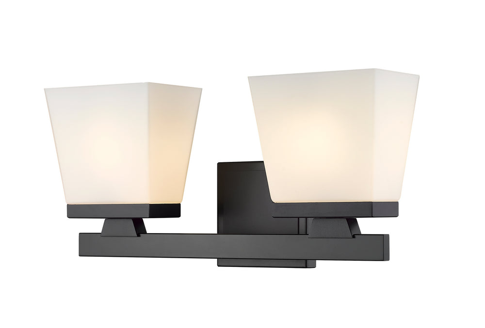 Z-Lite Canada - Two Light Vanity - Astor - Matte Black- Union Lighting Luminaires Decor