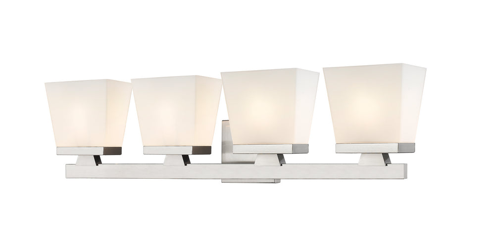 Z-Lite Canada - Four Light Vanity - Astor - Brushed Nickel- Union Lighting Luminaires Decor