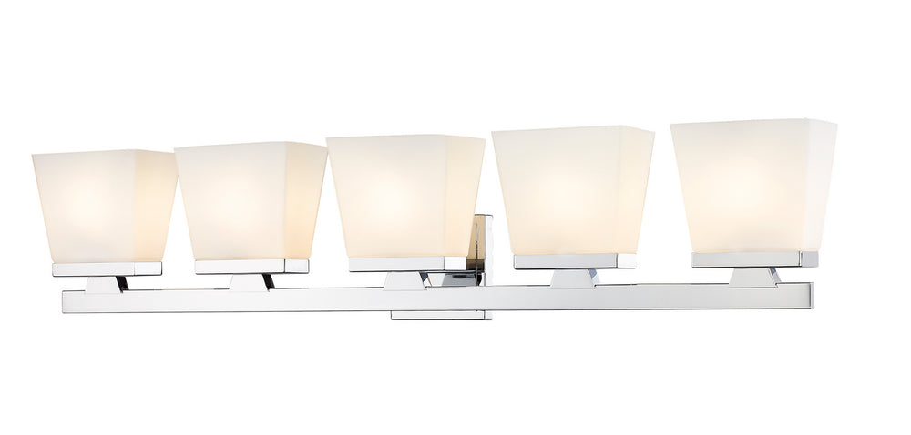 Z-Lite Canada - Five Light Vanity - Astor - Chrome- Union Lighting Luminaires Decor