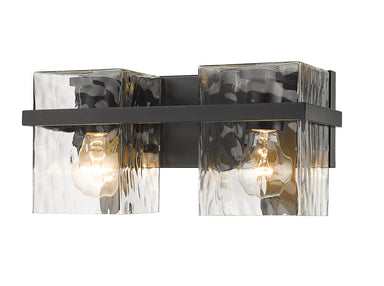 Z-Lite Canada - Two Light Vanity - Bennington - Matte Black- Union Lighting Luminaires Decor