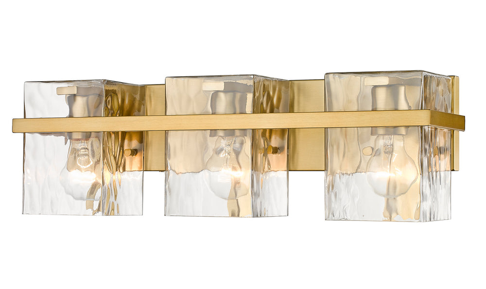 Z-Lite Canada - Three Light Vanity - Bennington - Modern Gold- Union Lighting Luminaires Decor