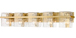 Z-Lite Canada - Five Light Vanity - Bennington - Modern Gold- Union Lighting Luminaires Decor