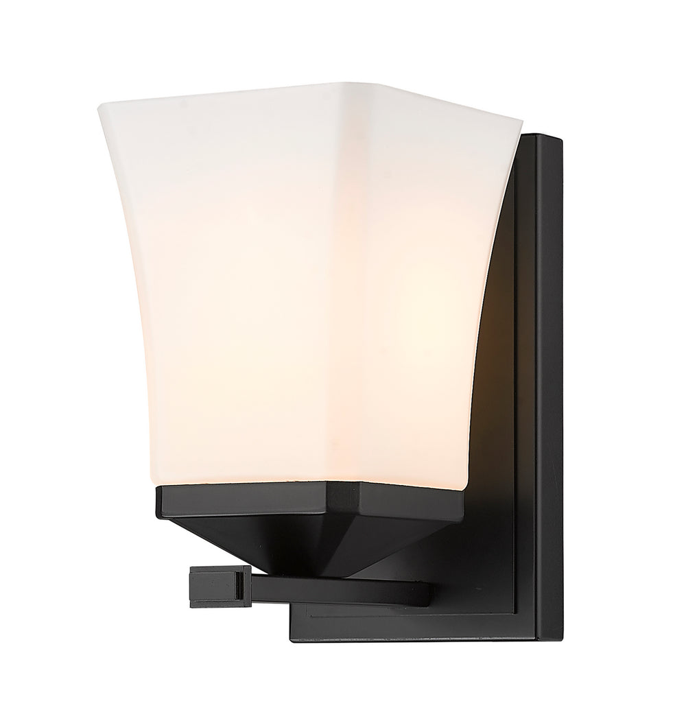 Z-Lite Canada - One Light Wall Sconce - Darcy - Matte Black- Union Lighting Luminaires Decor