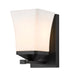 Z-Lite Canada - One Light Wall Sconce - Darcy - Matte Black- Union Lighting Luminaires Decor