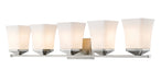 Z-Lite Canada - Five Light Vanity - Darcy - Brushed Nickel- Union Lighting Luminaires Decor