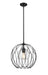 Z-Lite Canada - One Light Pendant - Elle - Matte Black- Union Lighting Luminaires Decor