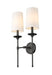 Z-Lite Canada - Two Light Wall Sconce - Emily - Matte Black- Union Lighting Luminaires Decor
