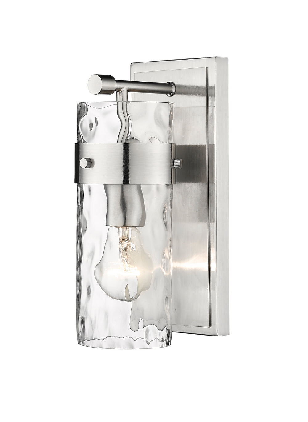 Z-Lite Canada - One Light Wall Sconce - Fontaine - Brushed Nickel- Union Lighting Luminaires Decor