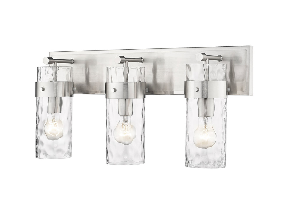 Z-Lite Canada - Three Light Vanity - Fontaine - Brushed Nickel- Union Lighting Luminaires Decor