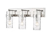 Z-Lite Canada - Three Light Vanity - Fontaine - Polished Nickel- Union Lighting Luminaires Decor