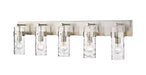 Z-Lite Canada - Five Light Vanity - Fontaine - Brushed Nickel- Union Lighting Luminaires Decor