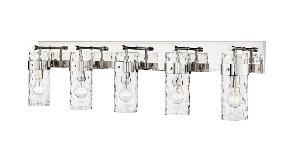 Z-Lite Canada - Five Light Vanity - Fontaine - Polished Nickel- Union Lighting Luminaires Decor