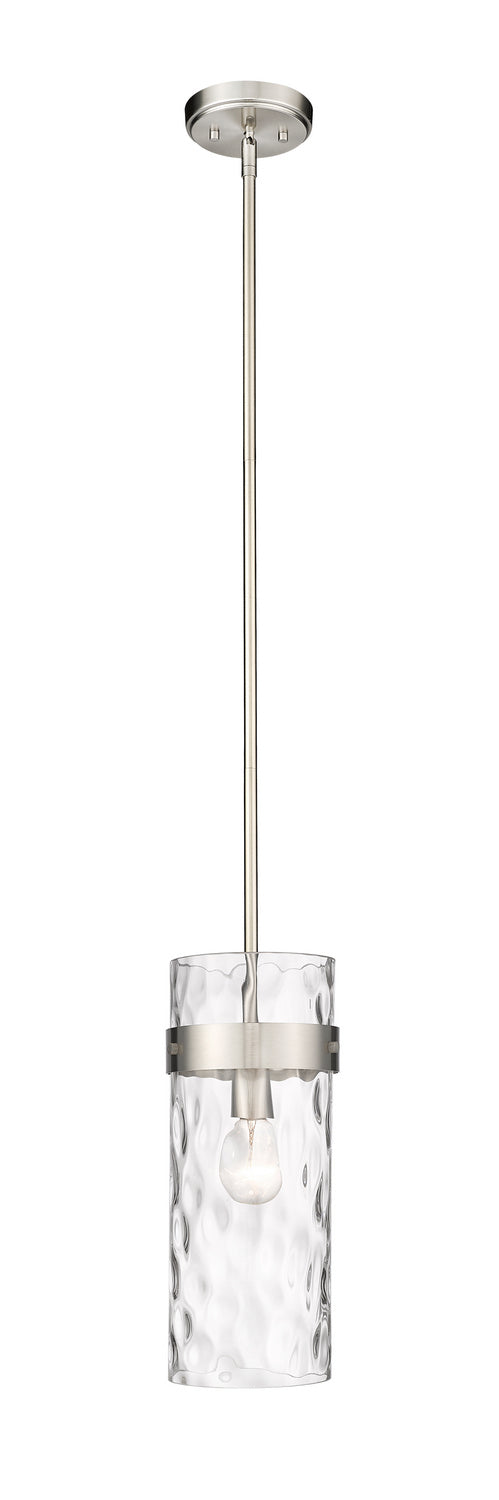 Z-Lite Canada - One Light Pendant - Fontaine - Brushed Nickel- Union Lighting Luminaires Decor