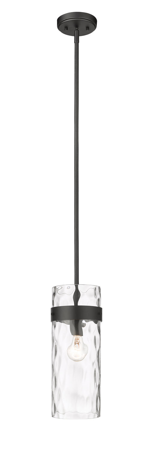 Z-Lite Canada - One Light Pendant - Fontaine - Matte Black- Union Lighting Luminaires Decor
