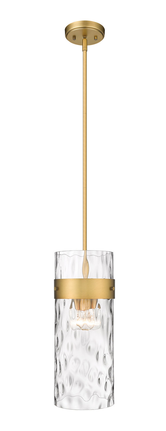 Z-Lite Canada - Three Light Pendant - Fontaine - Rubbed Brass- Union Lighting Luminaires Decor