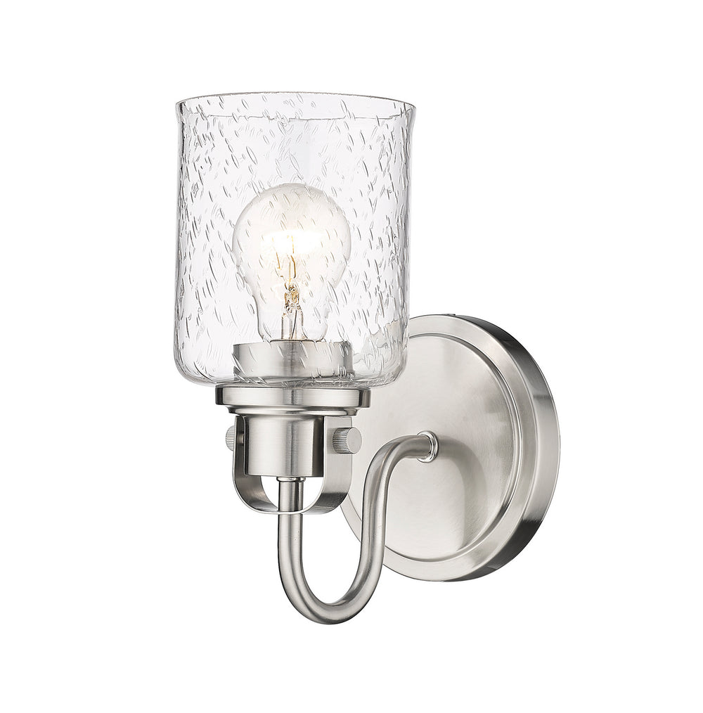 Z-Lite Canada - One Light Wall Sconce - Kinsley - Brushed Nickel- Union Lighting Luminaires Decor