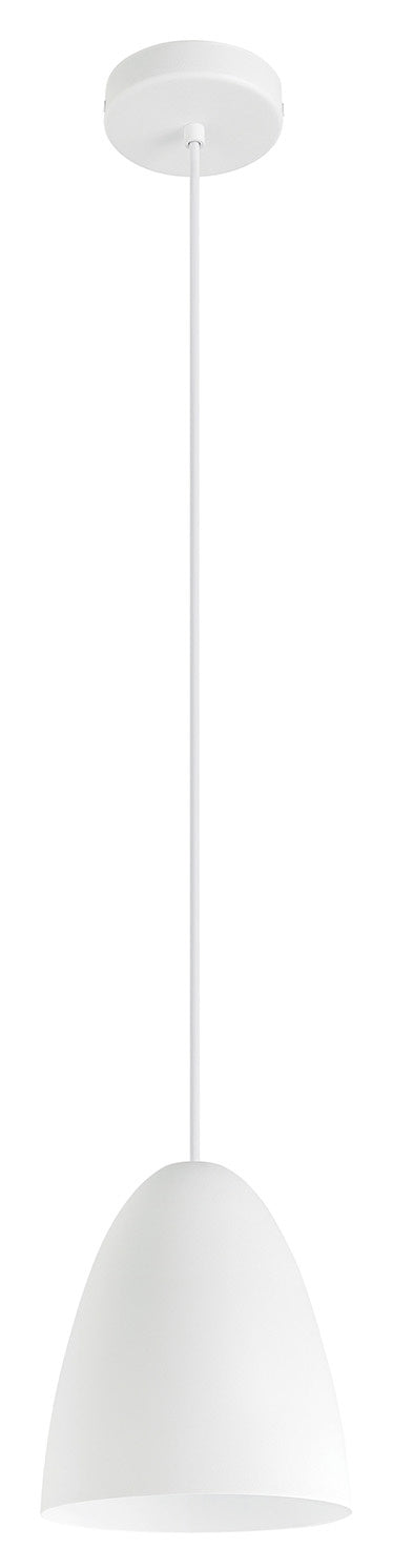 Eglo Canada - One Light Pendant - Sarabia - Structured White, Matte White- Union Lighting Luminaires Decor