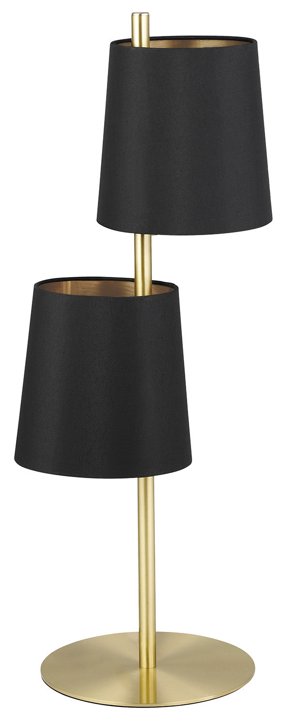 Eglo Canada - Two Light Table Lamp - Almeida 2 - Brushed Brass- Union Lighting Luminaires Decor