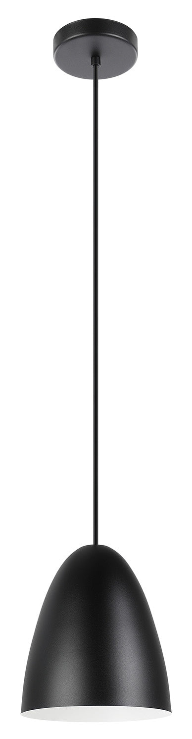 Eglo Canada - One Light Pendant - Sarabia - Matte Black, Matte White- Union Lighting Luminaires Decor