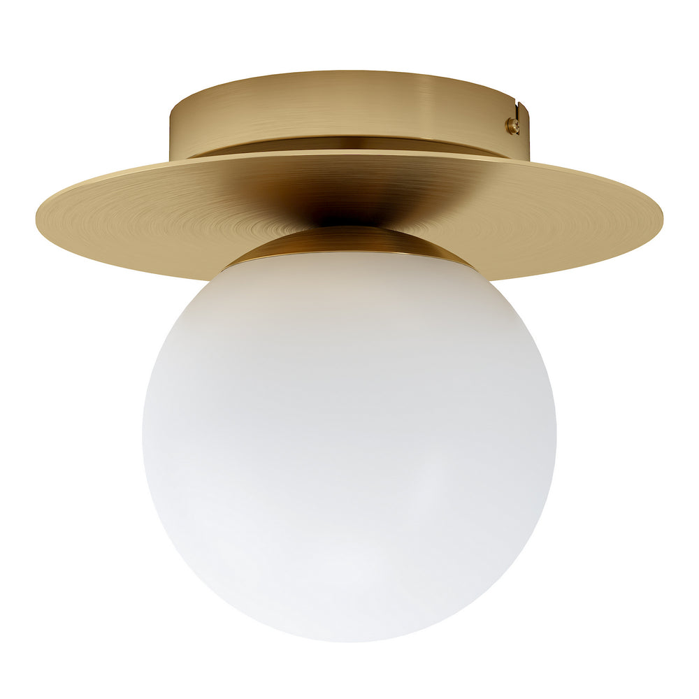Eglo Canada - One Light Ceiling Mount - Arenales - Brushed Brass- Union Lighting Luminaires Decor