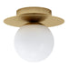 Eglo Canada - One Light Ceiling Mount - Arenales - Brushed Brass- Union Lighting Luminaires Decor