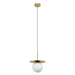 Eglo Canada - One Light Mini Pendant - Arenales - Brushed Brass- Union Lighting Luminaires Decor