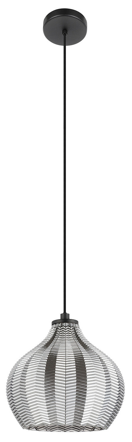 Eglo Canada - One Light Mini Pendant - Tamallat - Structured Black- Union Lighting Luminaires Decor