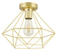 Eglo Canada - One Light Ceiling Mount - Tarbes - Brushed Brass- Union Lighting Luminaires Decor