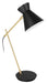 Eglo Canada - One Light Table Lamp - Amezaga - Structured Black And Brushed Brass- Union Lighting Luminaires Decor