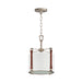 Maxim - One Light Pendant - Sausalito - Weathered Zinc / Brown Suede- Union Lighting Luminaires Decor