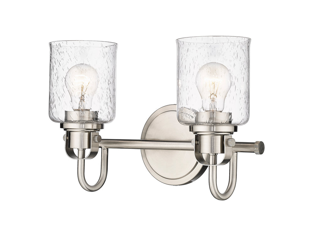 Z-Lite Canada - Two Light Vanity - Kinsley - Brushed Nickel- Union Lighting Luminaires Decor