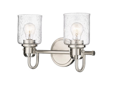 Z-Lite Canada - Two Light Vanity - Kinsley - Brushed Nickel- Union Lighting Luminaires Decor