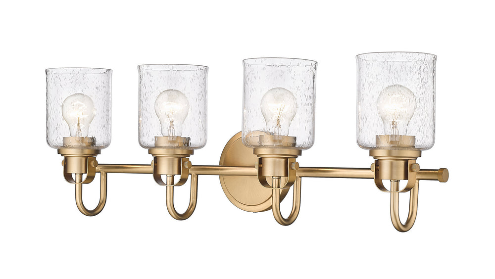 Z-Lite Canada - Four Light Vanity - Kinsley - Heirloom Gold- Union Lighting Luminaires Decor