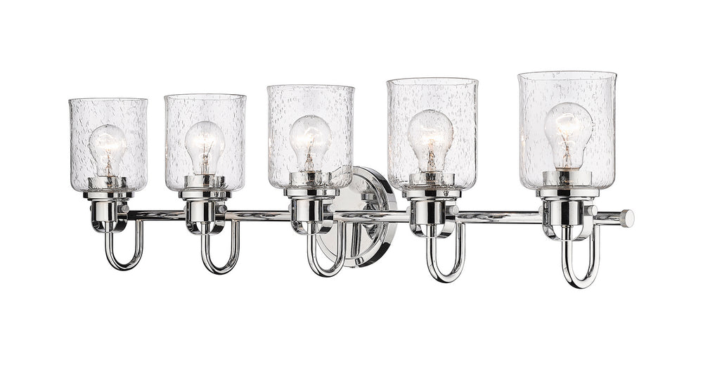 Z-Lite Canada - Five Light Vanity - Kinsley - Chrome- Union Lighting Luminaires Decor